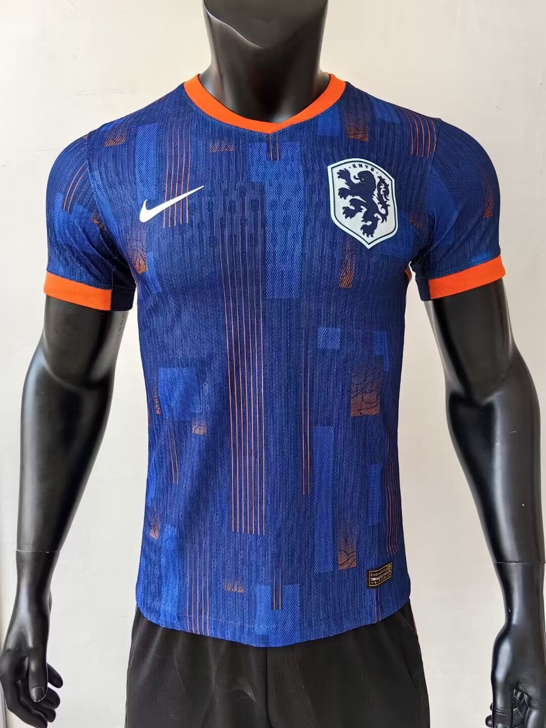 AAA Quality Netherlands 2024 Euro Away Dark Blue Jersey(Player)